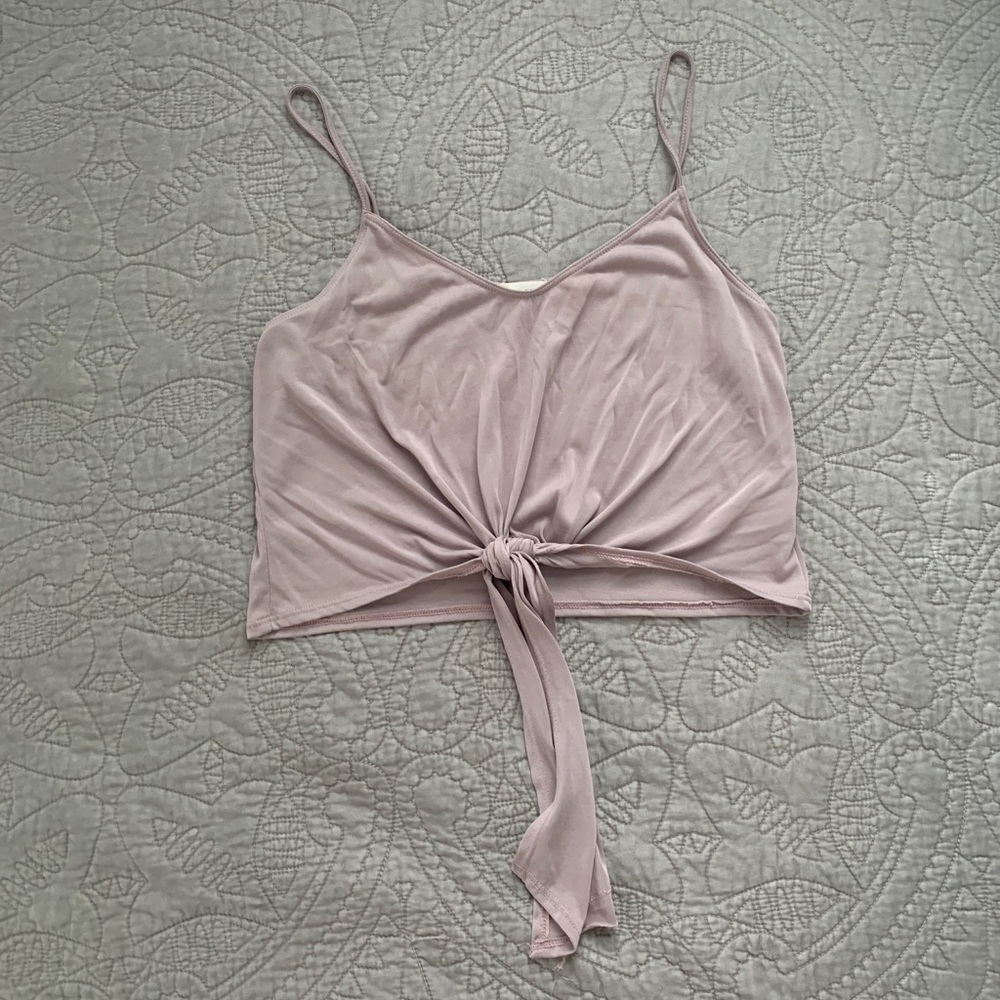 Cropped Lavender Tank